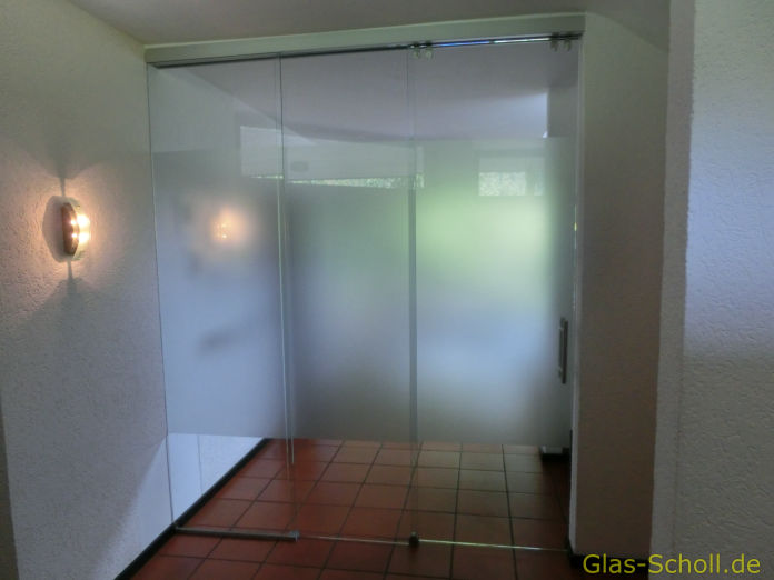 2 bahnige Portavant 60 Twinline Schiebetür von Glas Scholl