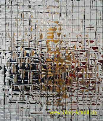 Draht-Ornamentglas Abstracto/Abstrakto 187 weiß 7 mm