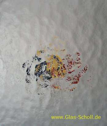 Ornamentglas Kathedralglas grossgehämmert weiß (4 mm) von www.glas-scholl.de