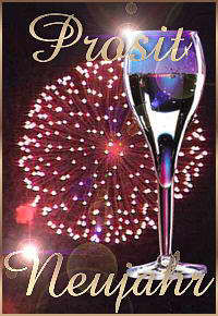 1.1.2015 Happy New Year von Glas Scholl