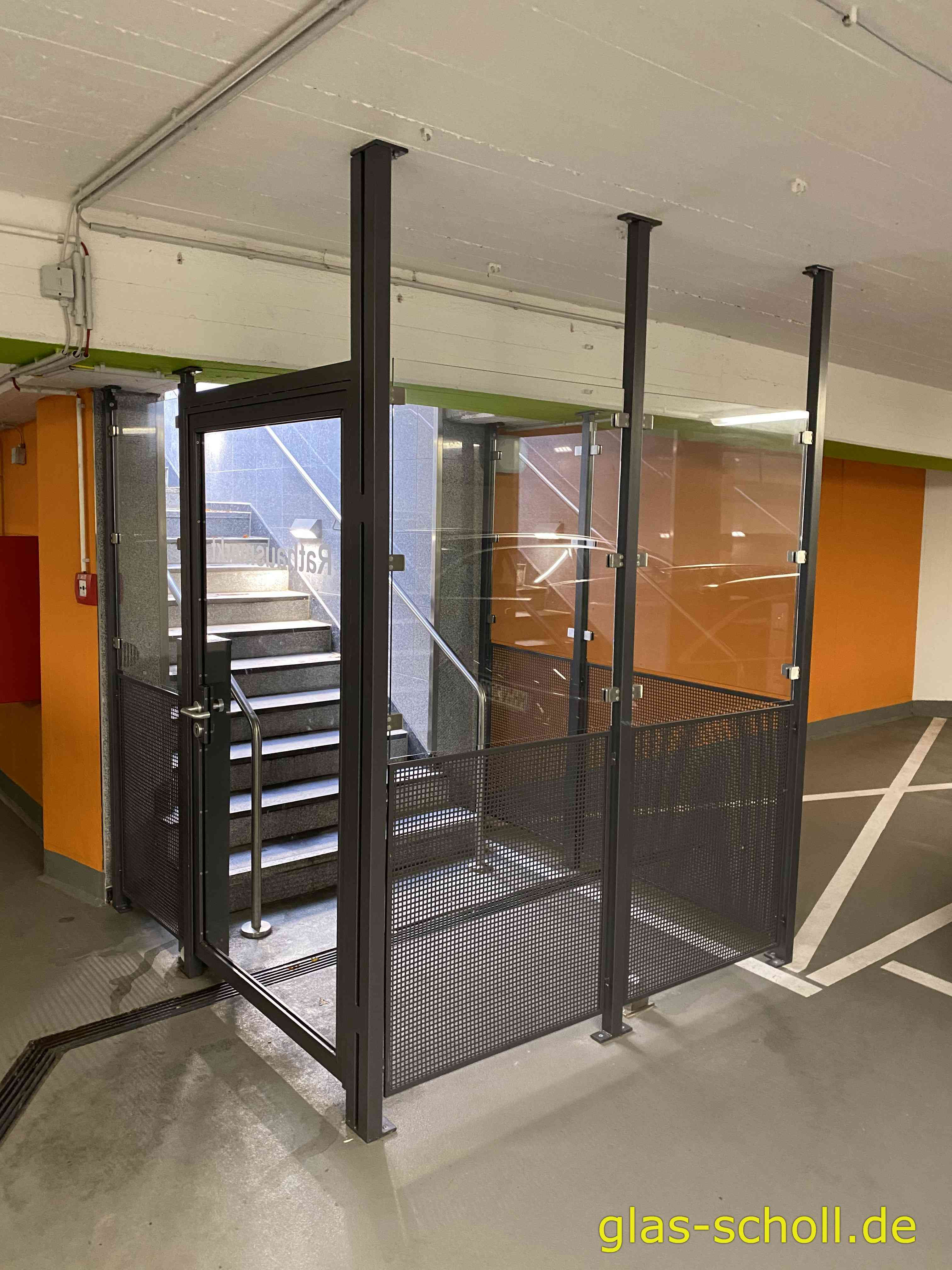 Zugangskontrolle als Tiefgaragenzugangskontrolle von Glas Scholl